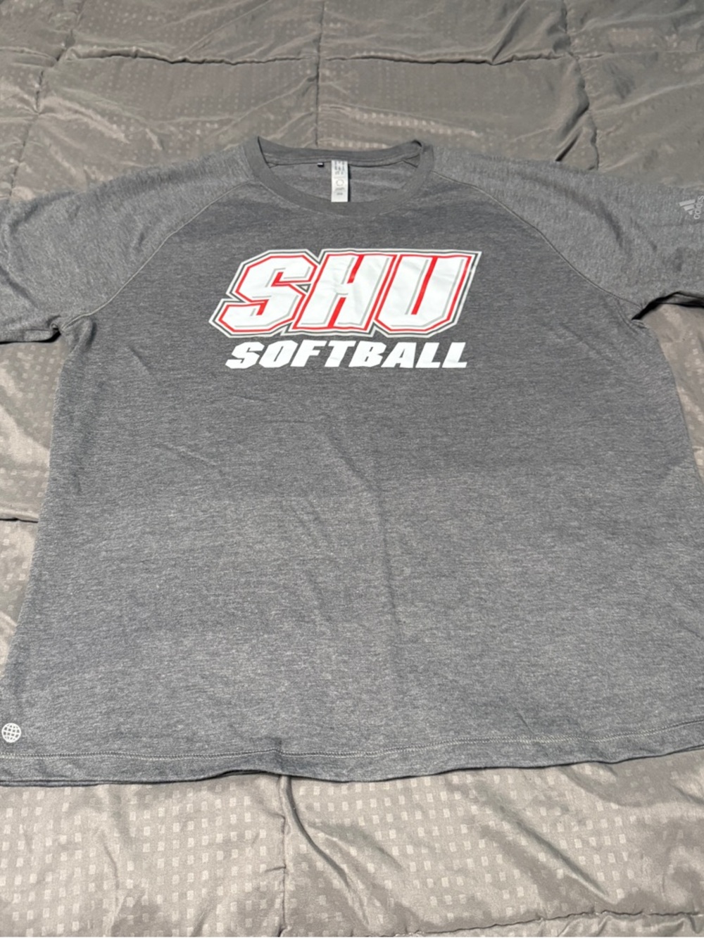 shu softball Sacred Heart University shirt Gray adidas Women’s xl